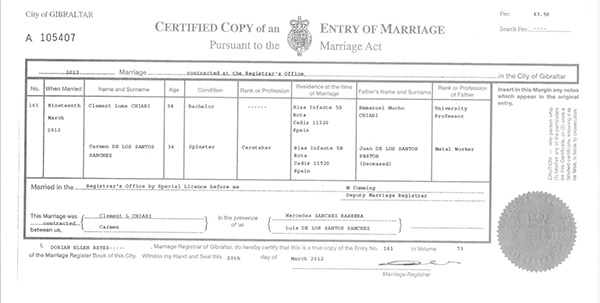 Traducción Jurada de Certificados de Matrimonio